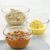 Borosil Glass Mixing & Serving Bowl Set | Set of 3 | Oven & Microwave Proof