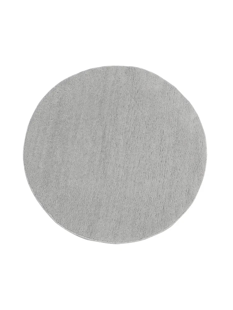 SARAL HOME EASY LIVING Polyester, Polyester Blend Neo Shaggy Yarn Anti-Skid Round Mats 