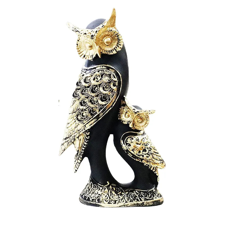 JAIPUR ACE Marble Owl Showpiece/Figurines/Statues for Good Luck for Home & Office Decor | showpiece Decorative & Gifting Items 