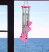 Zaicus Pink Heart Wind Chime-018