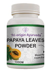 Tri-Origin Ayurveda Natural Papaya Leaves Face Pack Organic Powder - 100 gms