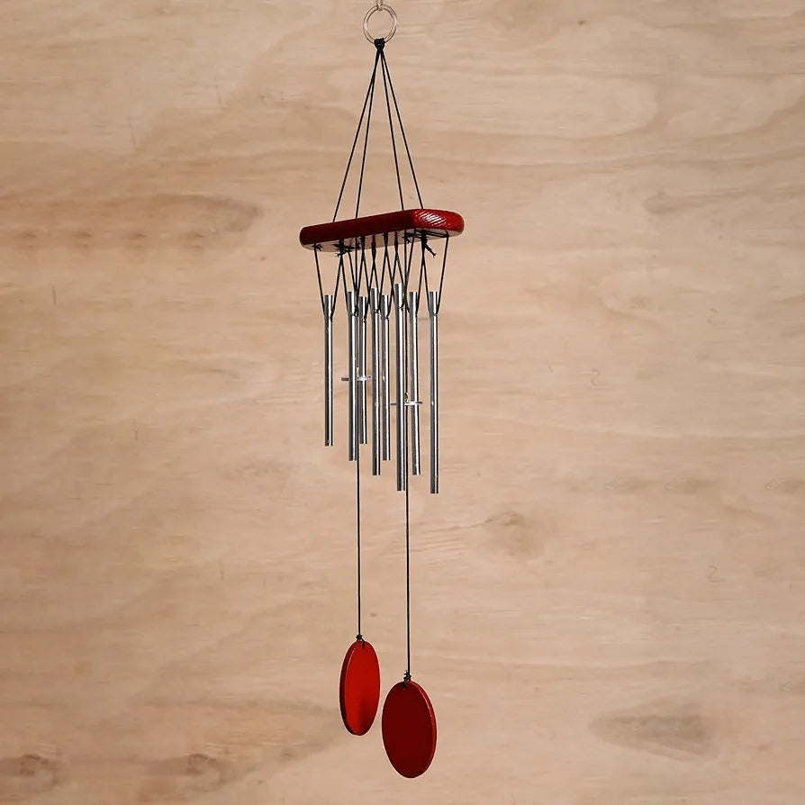 sculpmart Wood Wind Chimes For Home Positive Energy - Hanging Bells For Home Decoration And Balcony Decor With Melody Sound 