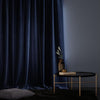Stoa Paris Curtain for Home Single pc PatternedVelvet Curtain for Door Colour Blue Enigma