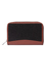 Zouk Wallets for Women Handmade Wallets for Females Vegan Leather and Jute