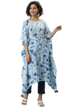 Janasya Women Kurta Blue