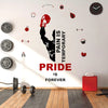 StickMe Gym Fitness Bodybuilding Office Sports Workout Boxing Inspiration Quotes Wall Sticker Decal Large - 160 x 140 cm
