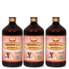 Jaived Ayurveda Raktroga Asav | Ayurvedic Blood Purifier, Detoxifies Blood | 450 Ml | Pack of 3