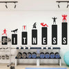 StickMe Gym Fitness Workout Body Building Motivation Sports Wall Sticker Large - 170 x 80 cm