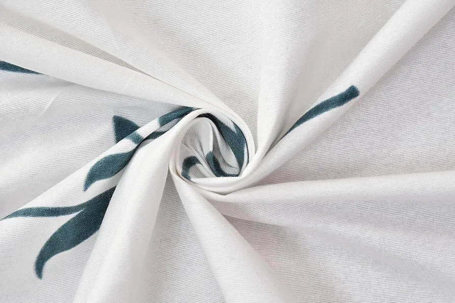 Polycotton 220 TC Floral Printed King Size Double Bedsheet with 2 Pillow Covers, 