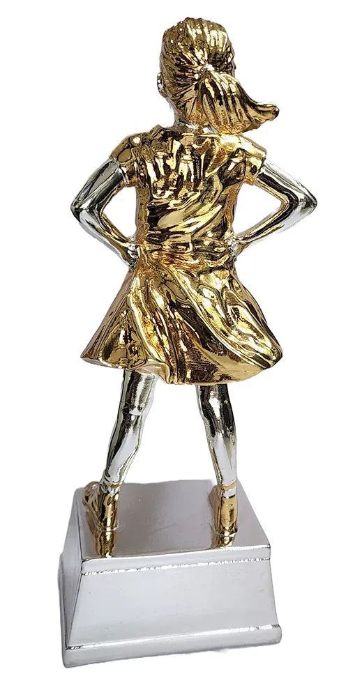 Gold Art India World's Best Daughter Figurine Silver & Gold Plated | Girls Gifting for Birthday | Gift for Young Girl | Women's Day Gift | Study Table | Office Desk 