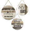 Kotart Wooden Wall Hanging Home Decor Items Meals & Memories
