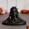 Ecraftindia Black Resin Handcrafted Adiyogi Shiva Statue for Car Dashboard | Lord Shiva Idol for Home Office