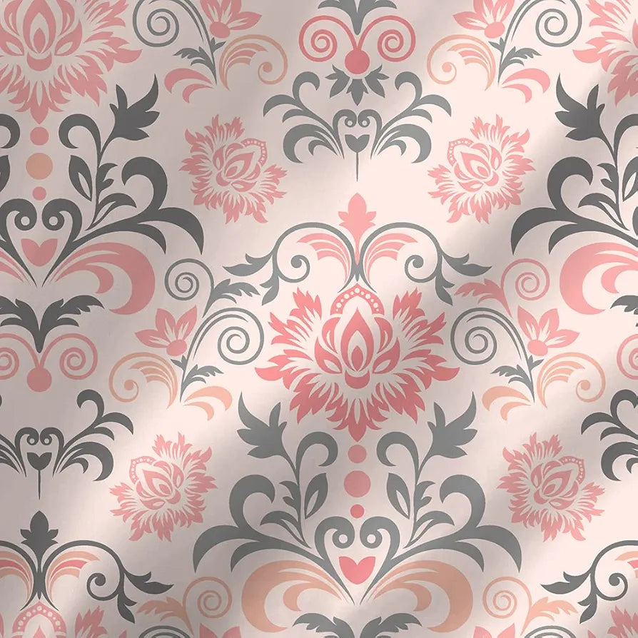 Layers Classic 100% Cotton Bedsheet Set for All Seasons - Lightweight, Moisture Absorbent, Machine Washable & Easy to Care - Gift for Housewarming & More - 104 TC - Queen Size 