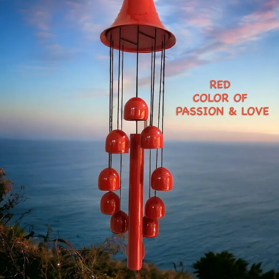 PARADIGM PICTURES 10 Bells Wind Chime for Home Decor Good Luck Lover Gift Positivity