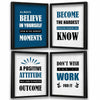 Kotart Always Belive In Yourself Quotes Framed Posters for Living Room