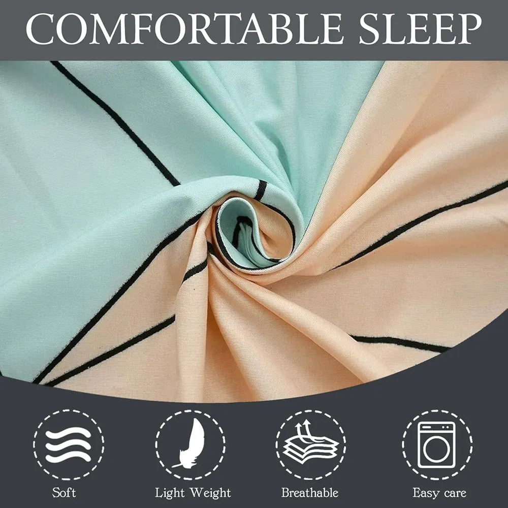 FRESH FROM LOOM Soft Microfiber Fitted Floral Bedsheet King Size Bed With Two Pillow Cover,Elastic Fitted Bed Sheets,Hypoallergenic,Beige Green),144 Tc