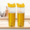 Frenchware Oil Dispenser | Pack of 2, 1 Litre Each | Textured Yellow