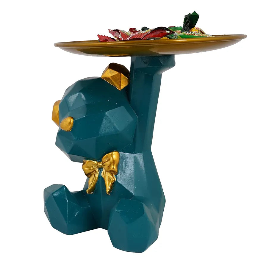 ZART Cool Dog Showpiece Platter Dog Showpiece for Home Decor Showpiece | Kitchen Decorative Item 