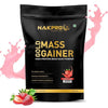 Nakpro Gold Mass Gainer Powder Strawberry Flavour - 1000 gms