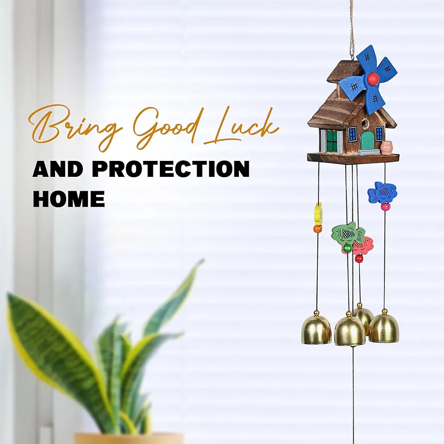 ZAICUS Wind Chimes for Positive Energy – Feng Shui Hanging Decorative Items for Home and Balcony - Fengshui Wind Chimes for Home Balcony 