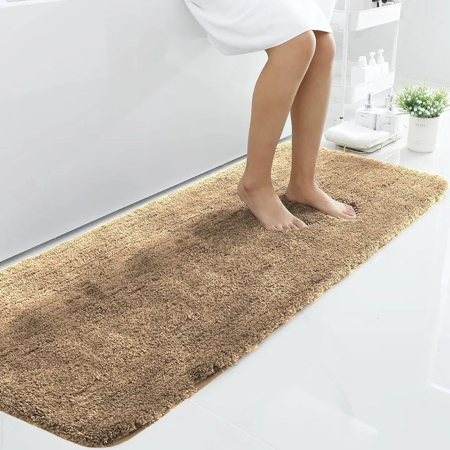 LUXE HOME INTERNATIONAL Microfiber Runner Super Soft Non Slip Vegas Rugs For Bedroom  Pack Of 1