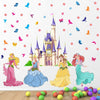 StickMe Princess Castle Birds Butterfly Baby Kids Learning Education Wall Sticker -SM862 -self adhesive
