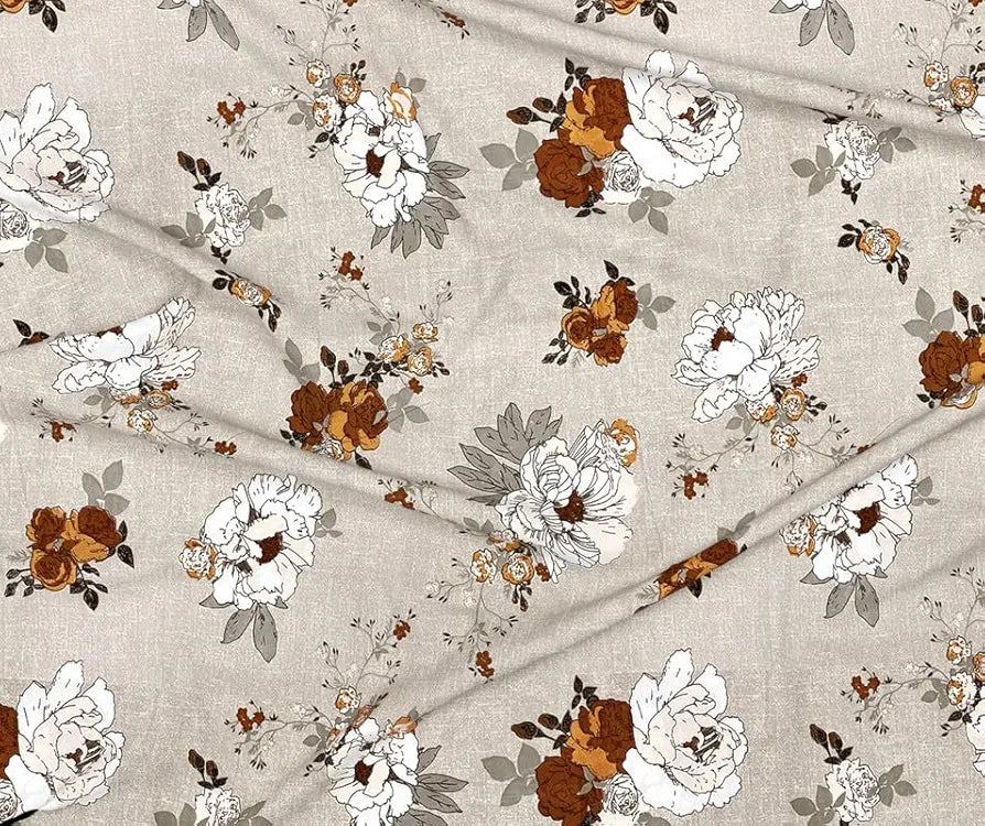 HOMEKART Microfiber 160 TC Flat Single Bedsheets for Summer Breathable | Wrinklefree  with 1 Pillow Covers 