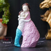 Ecraftindia Polyresin Brother & Sister Idol Decorative Showpiece for Home Decor