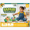 Ginimini Safari 3D Puzzle Game for Toddlers 2+ Montessori Educational Scene Builder with Animals 45+ Pieces Screen-Free Learning Toy for Preschool Kids