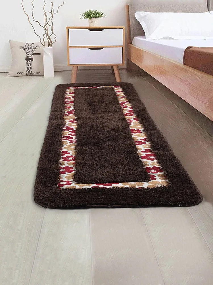 Saral Home Blossom Soft Cotton Durable & Washable Multipurpose Runner for Home/Kitchen/Living Area/Lobby/Office with Anti Skid Backing 