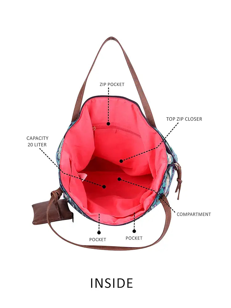 ASTRID Women Tote Bag Blue