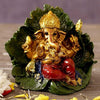 Tied Ribbons Resin Ganesh Murti Idol Statue Showpiece Multi Diwali Decoration Items