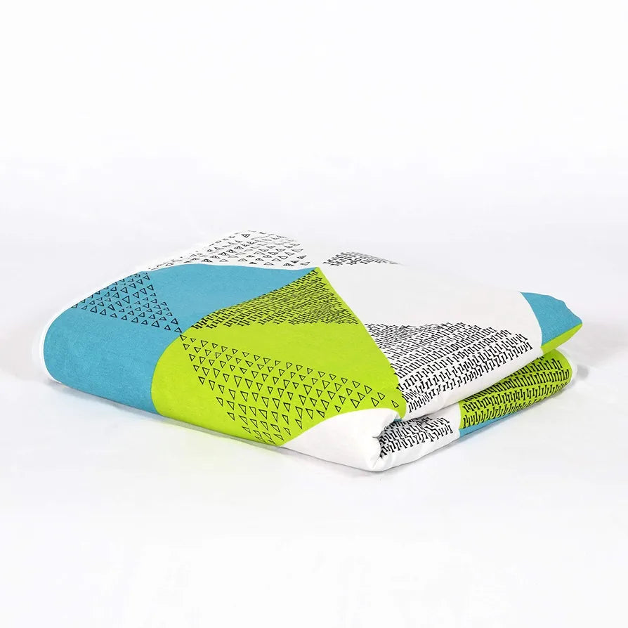 Divine Casa 120 GSM Reversible Single Bed Size Dohar | AC Blanket | Soft Light-Weight Glace Cotton Bed Blanket | TC - 120