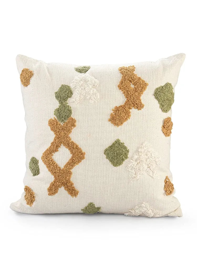 SASHAA WORLD Decorative Cushion Cover Home Living Room Bedroom Sofa Decor Cotton Throw Pillow Cover  