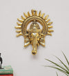 KridayKraft Metal Ganesha ji Statue Ganpati Wall Hanging Sculpture Lord Ganesh Idol