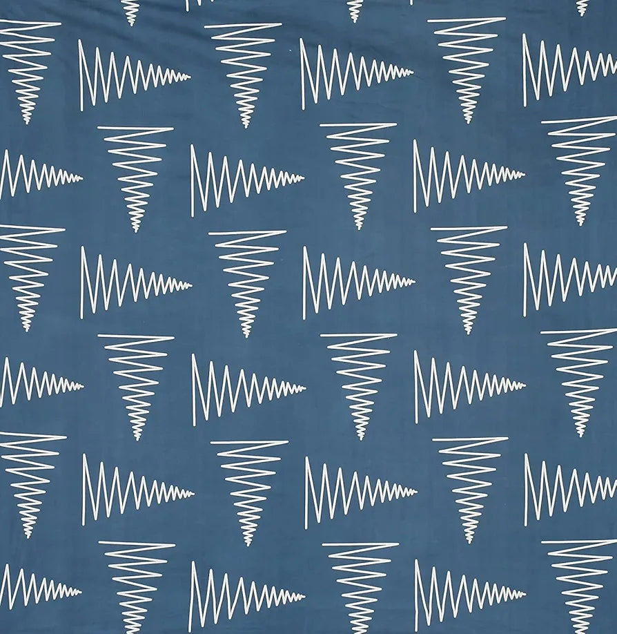 THE HOME STYLE 400 TC Cotton Elastic Fitted All Around Printed King Size Double Bed Bedsheet wih 2 Pillow Cover 