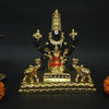 Gold Art India Idol Tirupati Balaji Gajalakshmi Gold Plated Venkateswara Swamy Gold Plated Statue