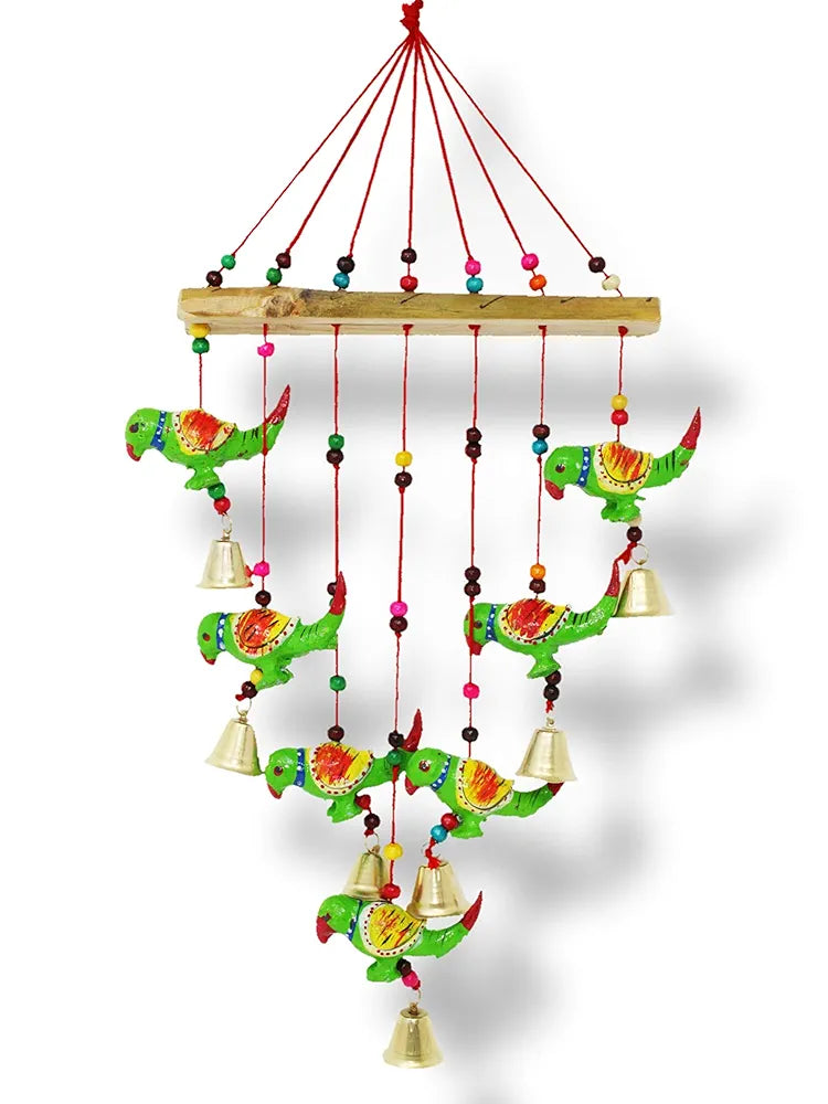 JH Gallery Handcrafted Rajasthani Wind Chime Door/Wall Hanging Decorative Showpiece/Wall Hanging/Home Décor/Home Furnishing/Diwali Gift/Corporate Gift 