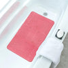 The Home Talk Cotton Bathmats Water Absorbent Runners Floor Mats Non-Slip Pink