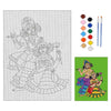 Hobby India Self Painting Radha & Krishna Canvas - Kalamkari Art | Pre-designed Canvas Board