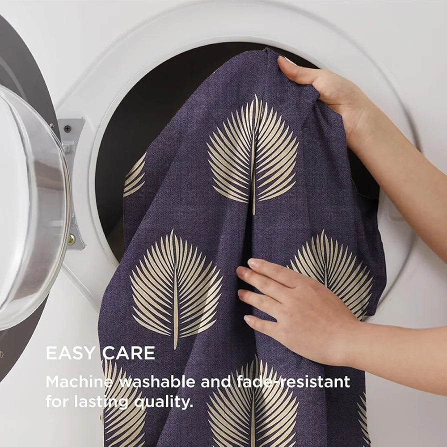 HOMEKART Leaves 180 Tc Ultra Super Soft Cotton Feel Microfiber Double Bedsheet with Two Pillow Covers for Your Bedroom 