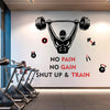 StickMe Gym Fitness Bodybuilding Sports Workout Boxing Inspirational Motivational Quotes Wall Sticker Premium Large - 140 x 100 cm