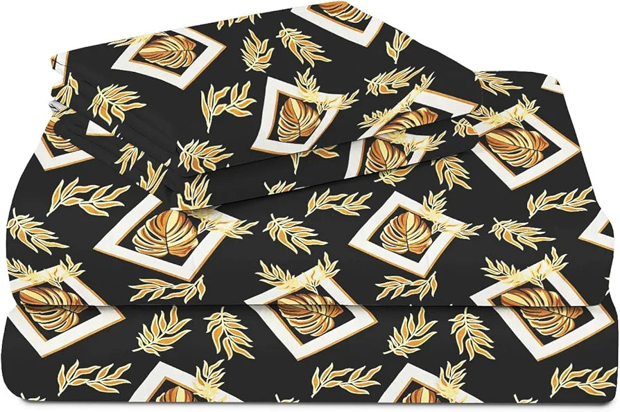 144 Tc Microfiber Single Bedsheet  with Pillow Cover for Your Home