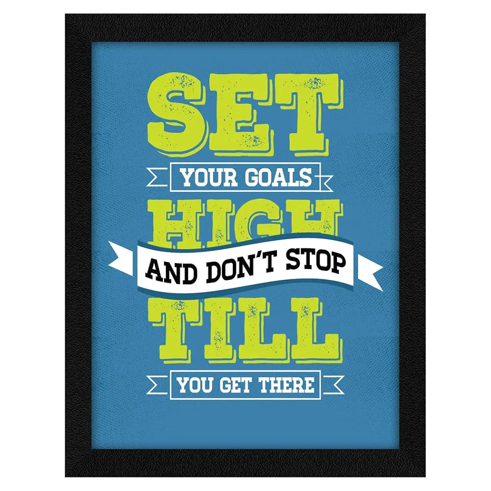 ArtX Paper Motivational Quotes Wall Frame Art Painting, Multicolor, Motivational, 10.0 X 13.0 inches, Set of 1 