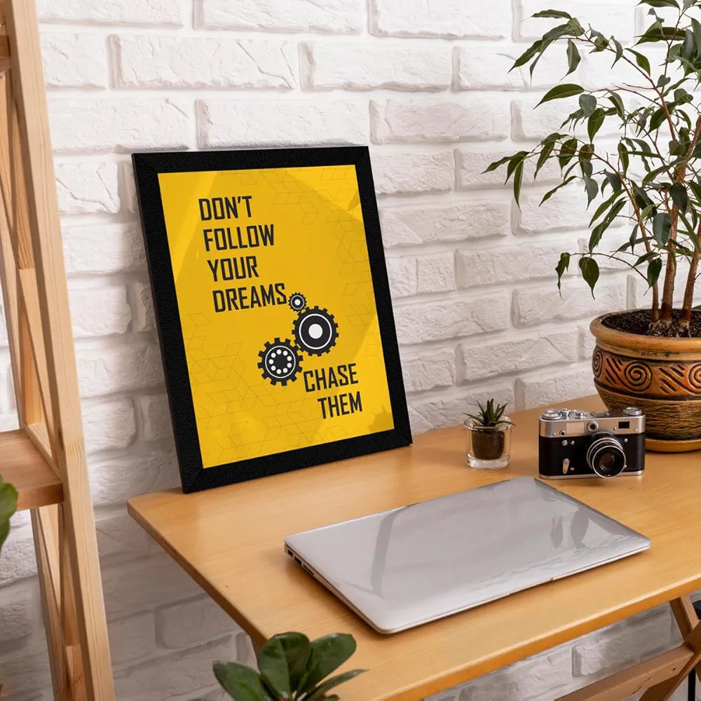 ArtX Paper Gym Big Health Quotes Wall Frame Art Painting, Multicolor, Inspirational, 10X13 inches each, 20 X 26 inches combined, Set of 4