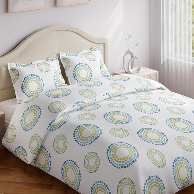Haus & Kinder Queen Size Cotton Bedsheet Set – 90x100 Inches With 2 Pillow Covers (144 TC) - View #6