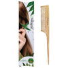 Omidazzle Kacchi Neem Wood Tail Fine Tooth Comb | Detangling, Frizz Control & Shine