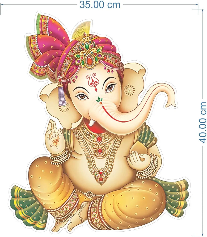 Rangoli White Glossy Vinyl Wall Sticker Premium Self-Adhesive Waterproof Decorative Wall Decal for Bedroom, Living Room, Office & Home Decoration Easy to Apply. Parent-14, Design-21