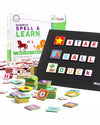 Firstcry Intelliskills Premium 208 Pieces Magnetic Spell & Learn Board for Kids | Learning & Educational Activities Toy