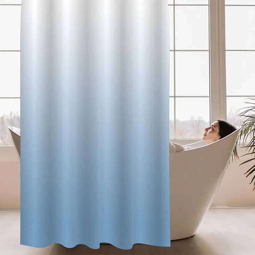 HOMETHREADS Embrace Luxury with Our 6-Feet Long Premium Polyester Shower Curtain with 12 Hooks for a Lavish Bathroom Ambiance Blackout | Stylish, Splendid, and Perfectly Sized 